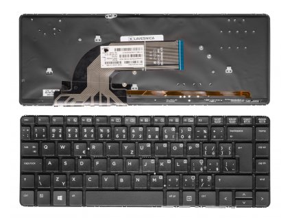 CZ klávesnica HP Probook 430 G2 440 G0 G1 G2 445 G1 G2 640 645 G1 black