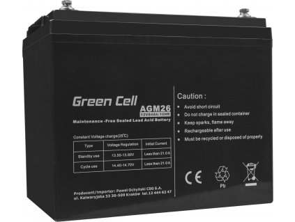 Batéria AGM VRLA Green Cell 12V 84Ah