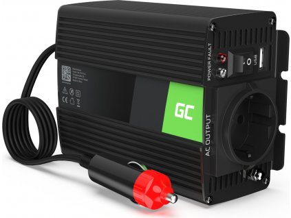 Automobilový menič napätia Green Cell ® 12V do 230V, 150W/300W