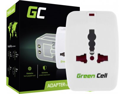 Univerzálny adaptér do zásuviek celého sveta Green Cell ®