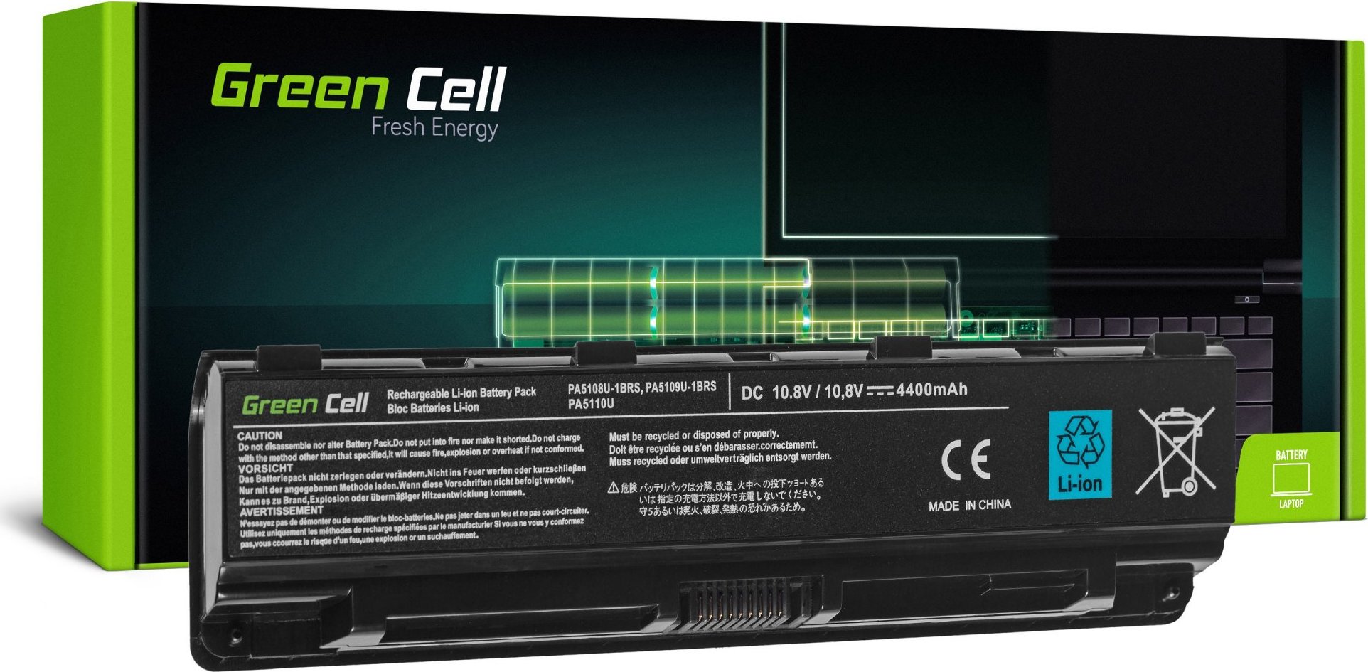Batéria do notebooku Toshiba Satellite C50 C50D C55 C55D C70 C75 L70 P70 P75 S70 S75