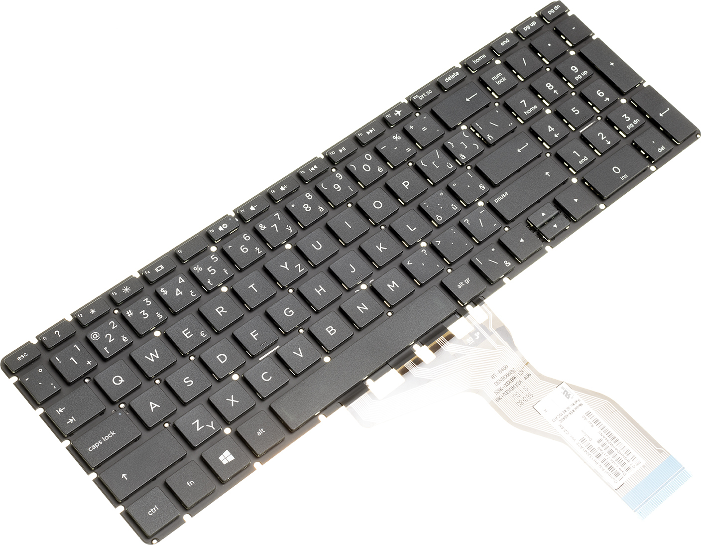 SK/CZ Klávesnica HP 17-bs024nf, 17-bs024ng, 17-bs024nm, 17-bs025cl