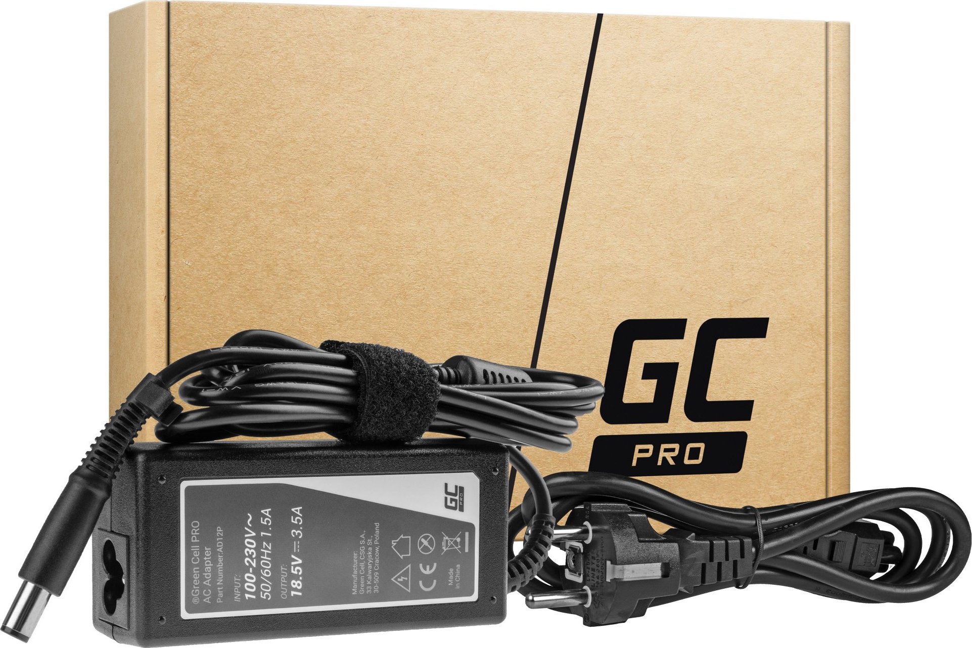 Nabíjačka na notebook HP CQ40-321TU, CQ40-322AX, CQ40-322TU, CQ40-323AX 18.5V 3.5A 65W