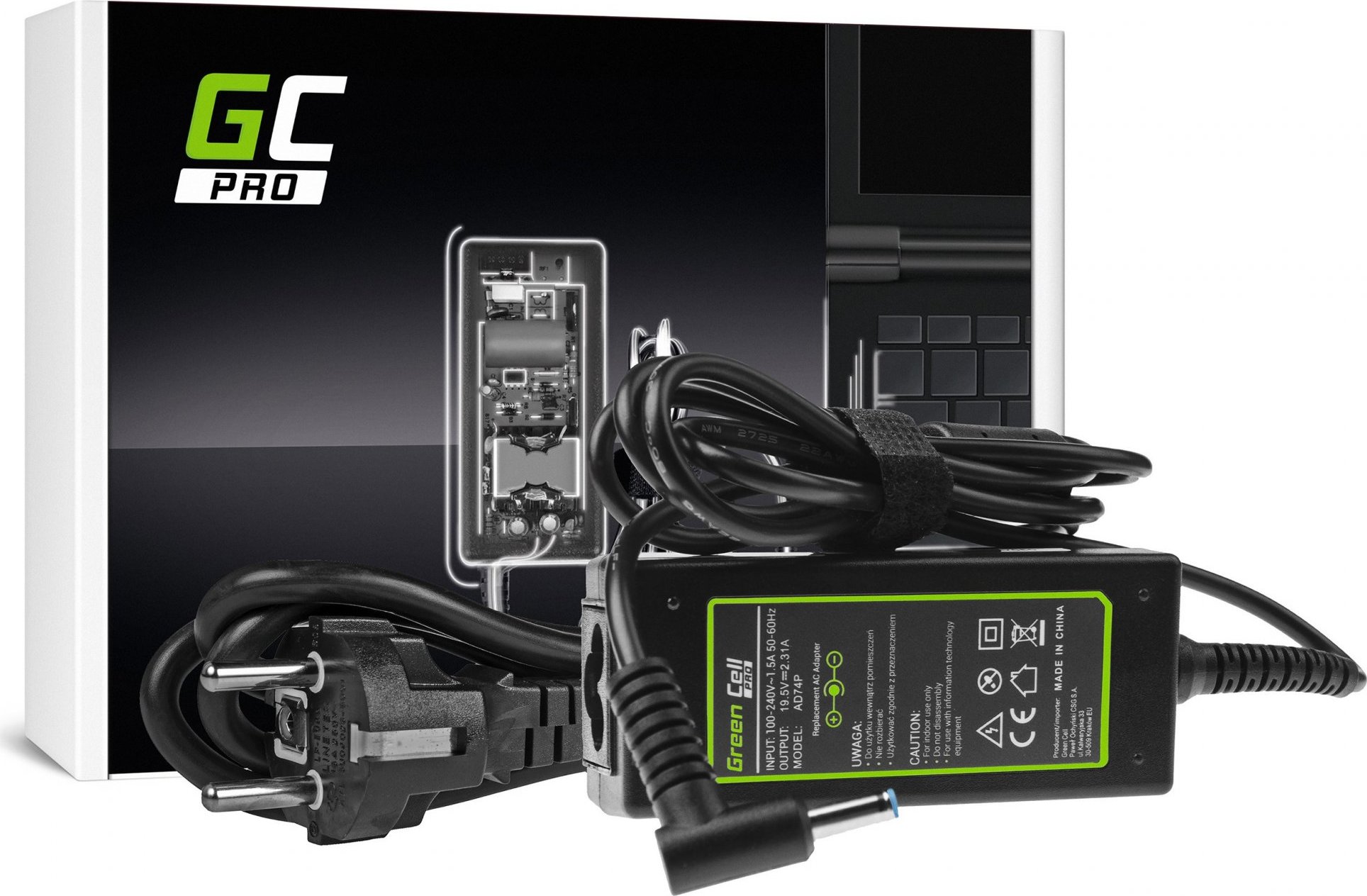 Nabíjačka na notebook HP 15-R024TU, HP 15-R025NR, HP 15-R026NR, HP 15-R033CA 19.5V 2.31A 45W
