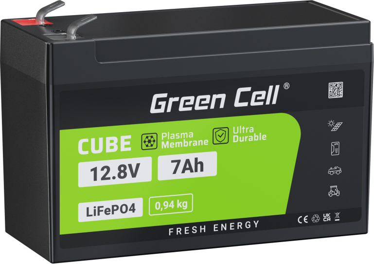 Batéria LiFePO4 7Ah 12.8V 89.6Wh