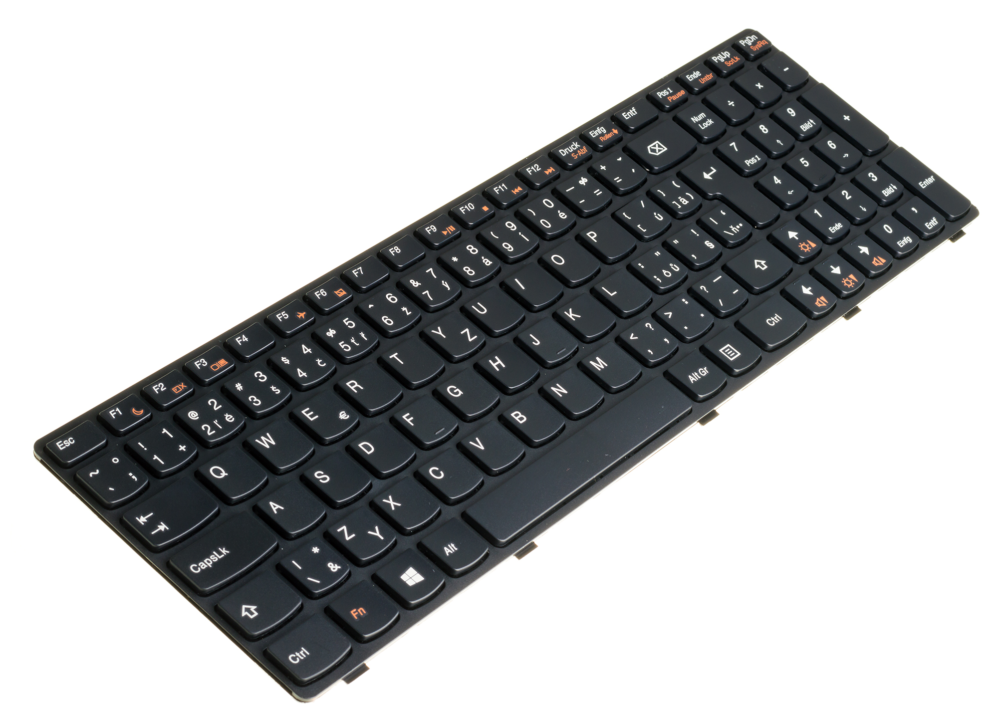 Klávesnica na notebook Lenovo G580 G585 P580 P585 Z580 Z585  + darček k produktu + SK polepy Farba: Čierna, Rozloženie znakov: SK/CZ