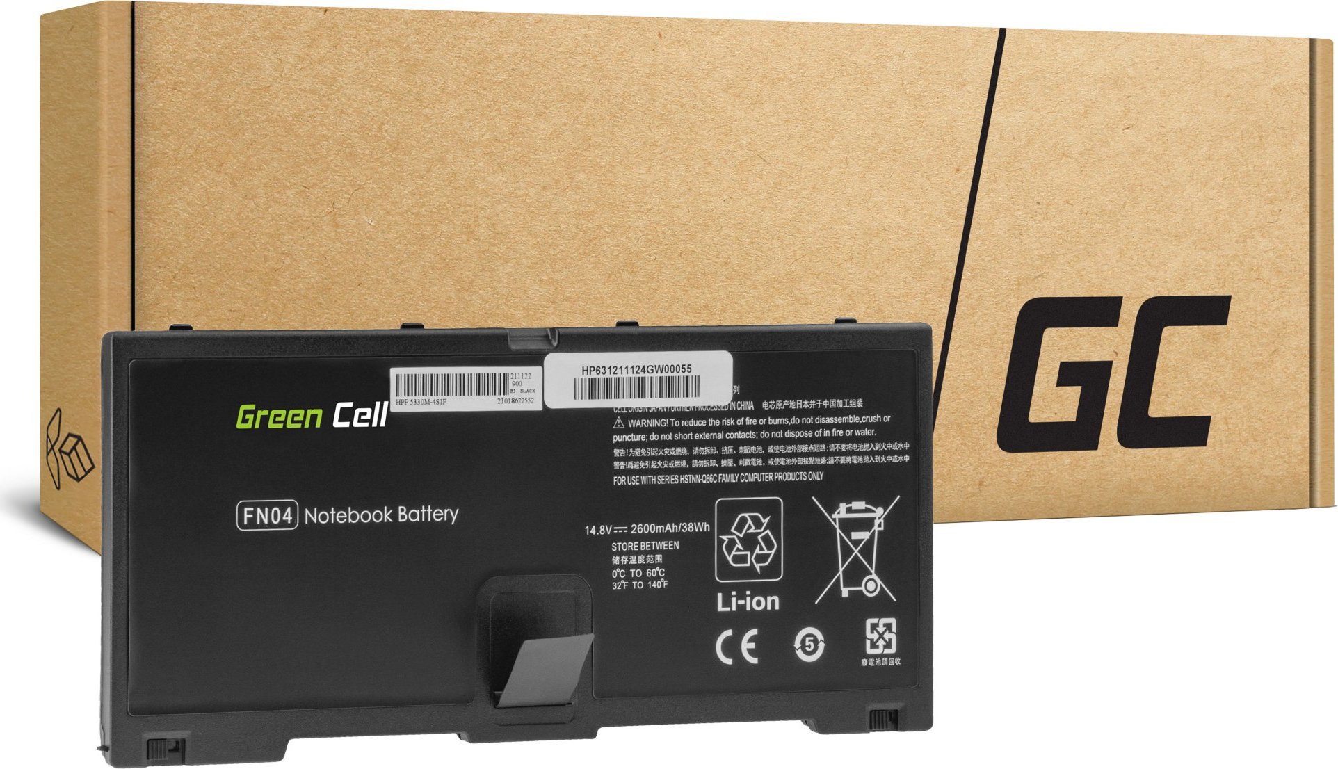 Batéria do notebooku FN04 HSTNN-DB0H 635146-001 HSTNN-Q86C QK648AA pre HP ProBook 5330m