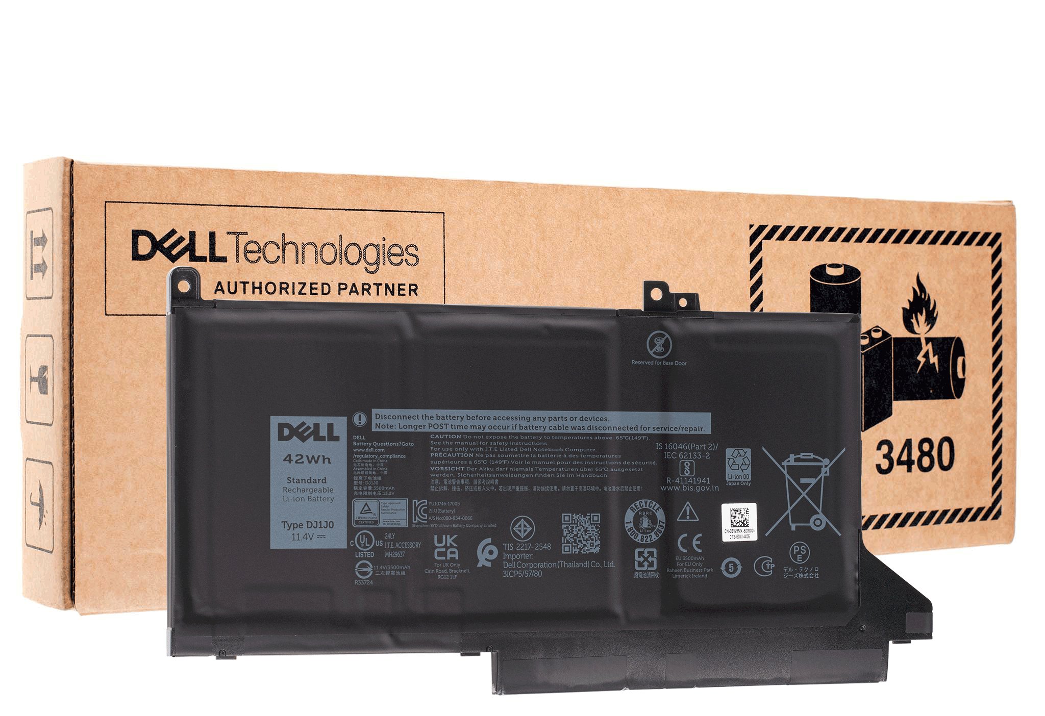 Originál batéria Dell DJ1J0 preDell Latitude E7280  Dell