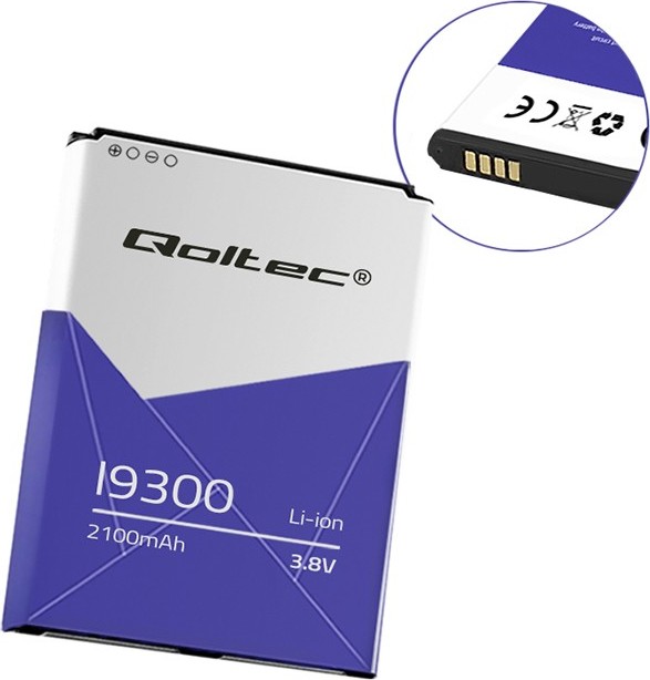 Qoltec Batéria pre Samsung Galaxy SIII I9300 | 2100 mAh
