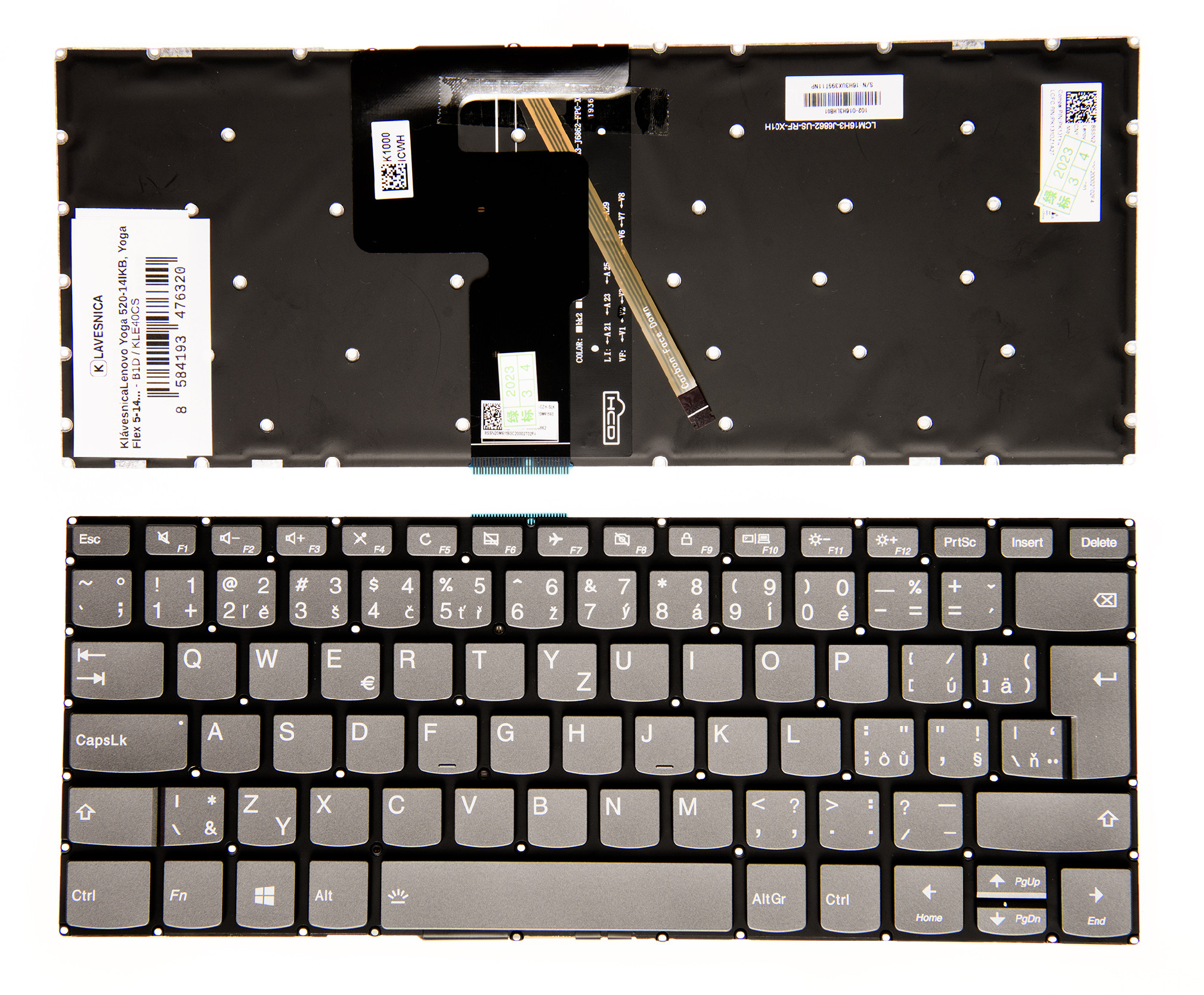 Klávesnica Lenovo Yoga 520-14IKB, Yoga Flex 5-1470, Flex 5-1570