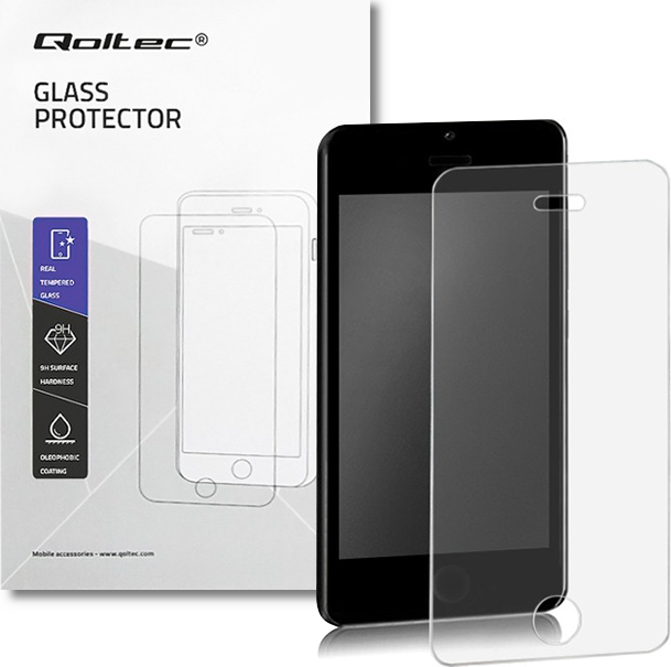 Qoltec Tvrdené ochranné sklo PREMIUM Apple iPhone 5/5s