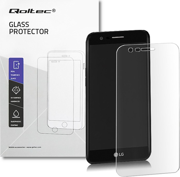 Qoltec Tvrdené ochranné sklo PREMIUM do LG K10 2017 | PEŁNE