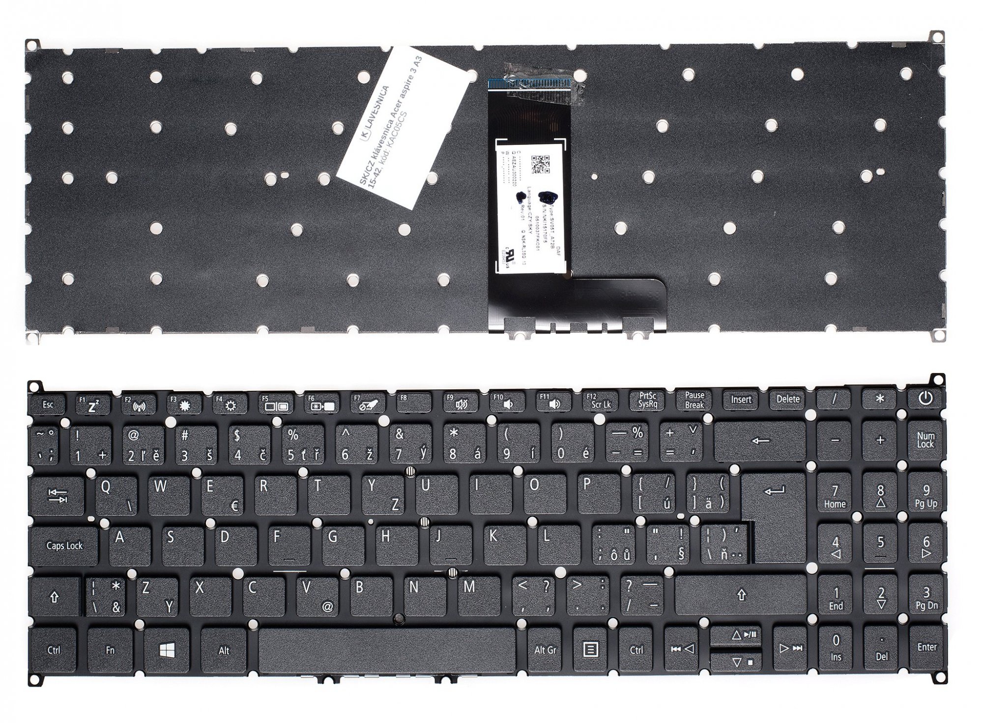SK/CZ klávesnica Acer Aspire 1 A115-31, Acer Aspire 1 A115-32, Acer Aspire 3 A315-22