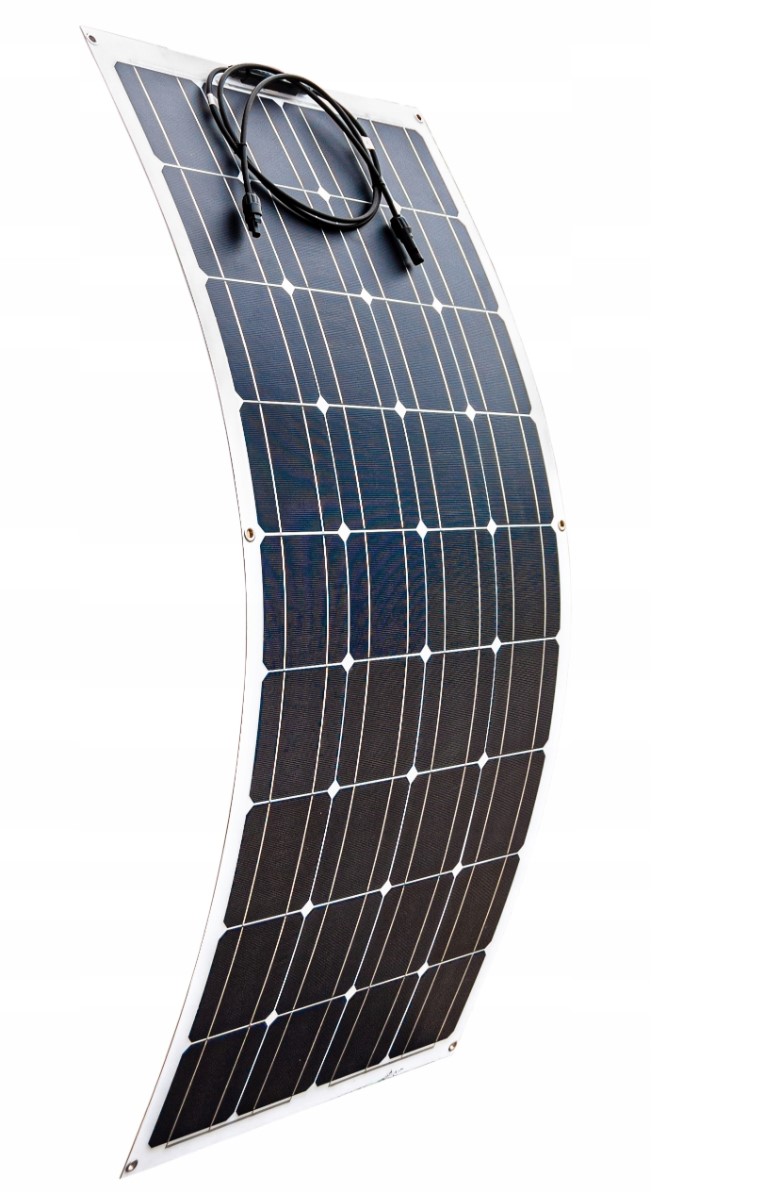 100W Flexibilný Solárny panel / Monokryštalický / MC4