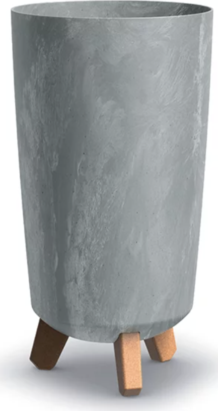 Kvetináč GRACIA TUBUS SLIM BETON EFFECT | šedý Varianta: 19,5 cm