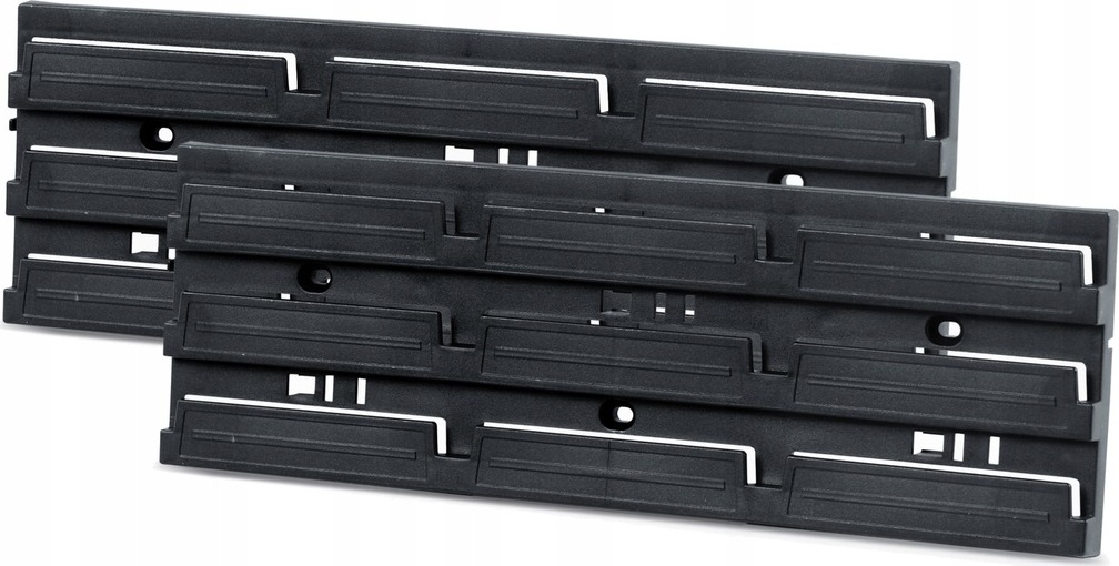 Nástenný panel BINEER BOARD | 386 x 18 x 130 | čierny | 2 kusy