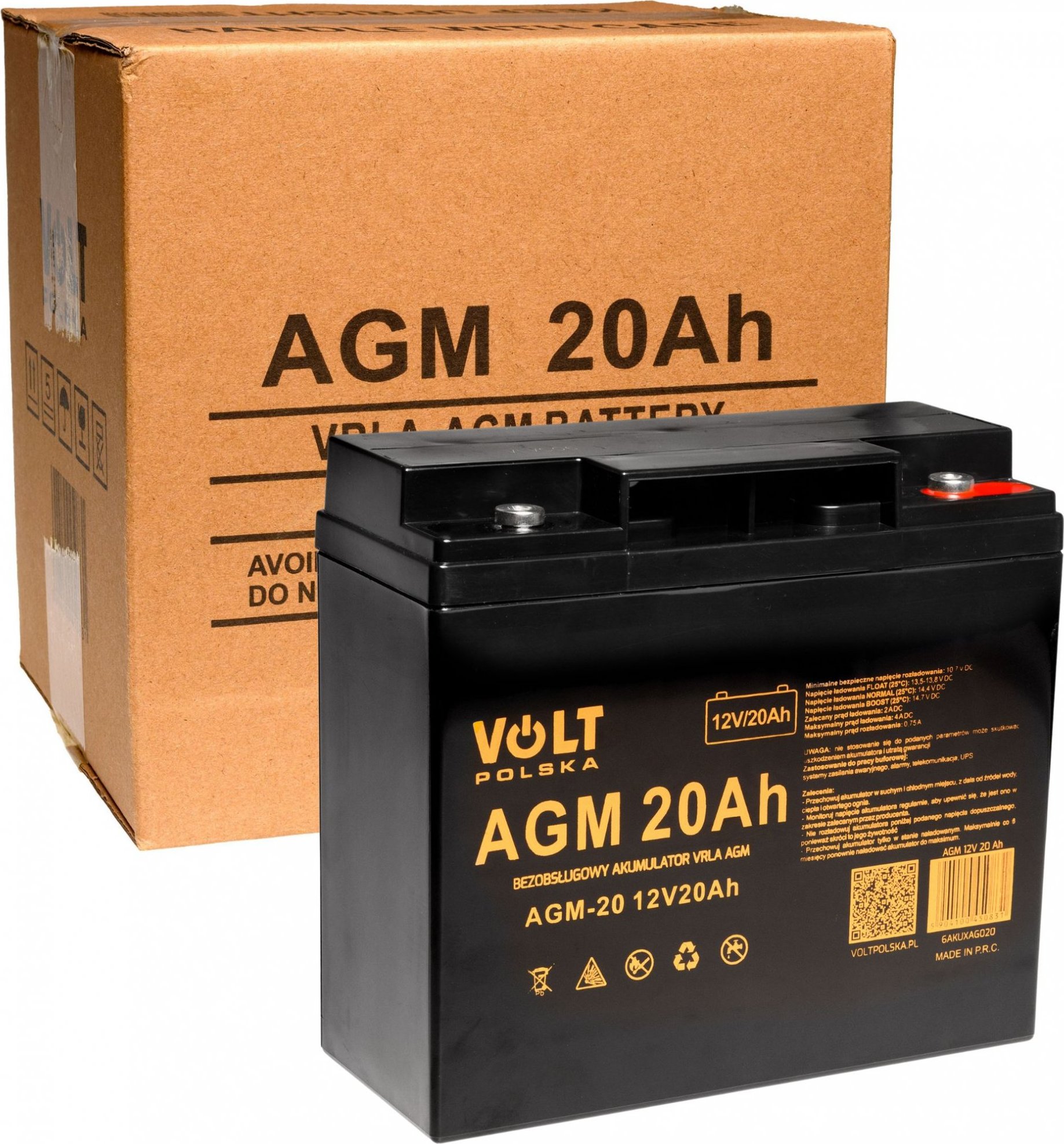 Batéria AGM | 12V | 20Ah | VRLA