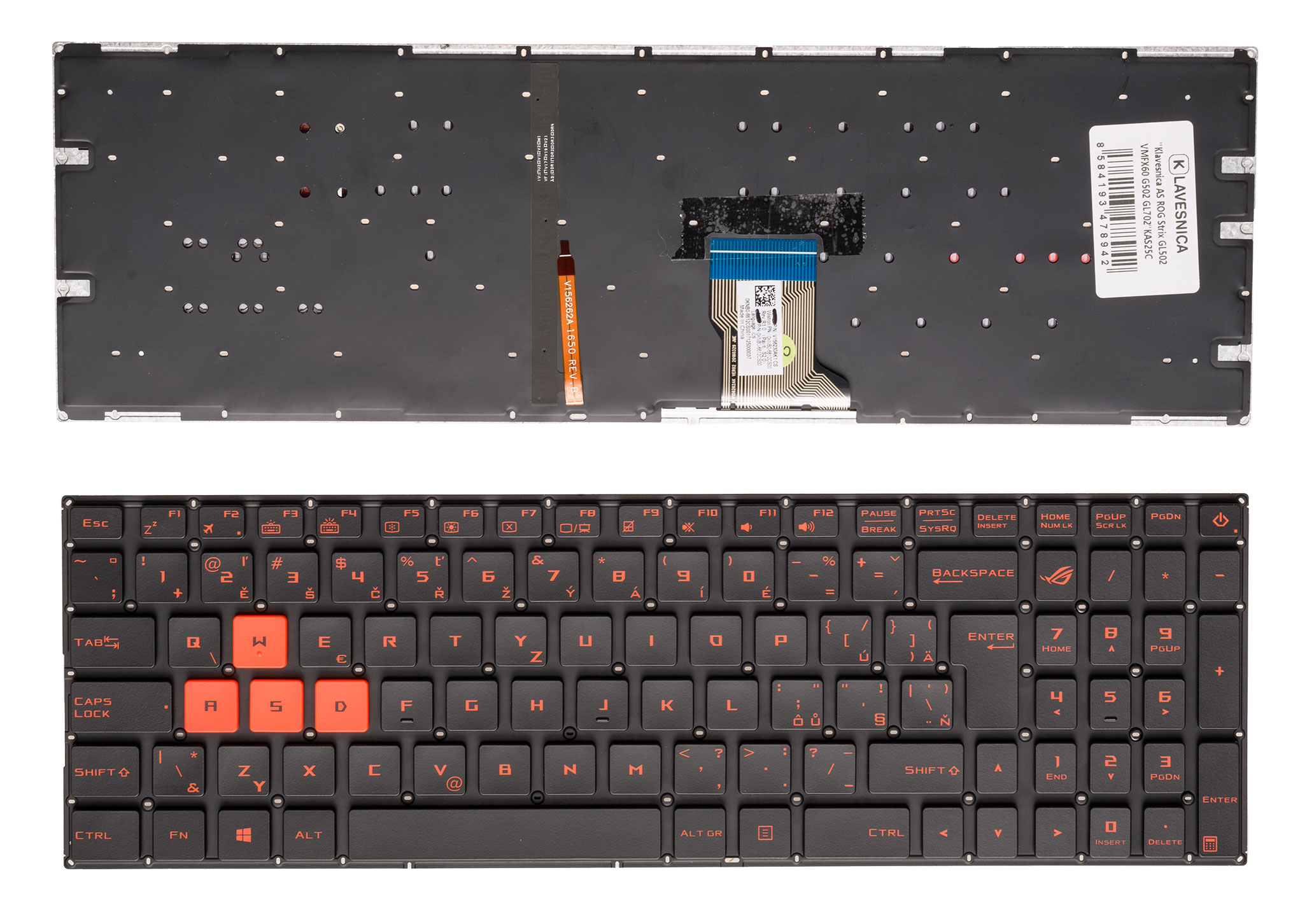 SK/CZ Klávesnica Asus ROG Strix GL502VM FX60 G502 GL702  Darček k produktu + SK polepy zdarma