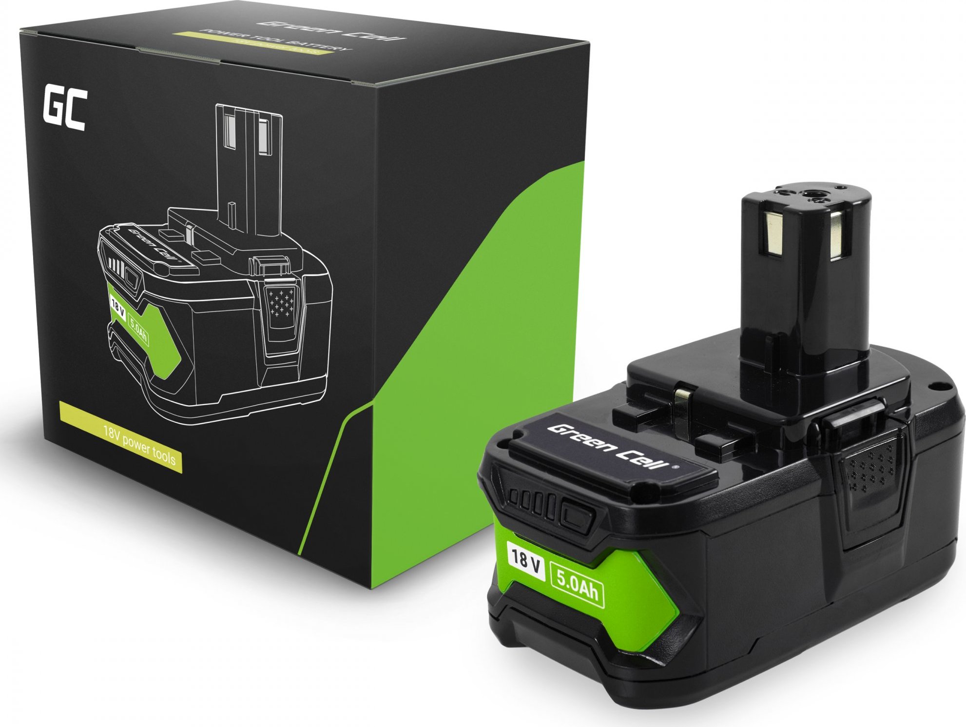 Batéria pre Ryobi ONE+ 18V 5Ah Náhradná batéria RB18L50