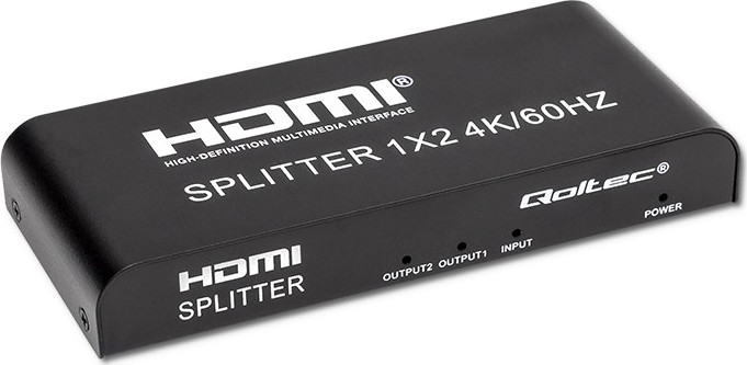 Aktívny rozbočovač  2 x HDMI 4K x 2K | 6 Gb/s | 60 Hz |  Vysoká stabilita
