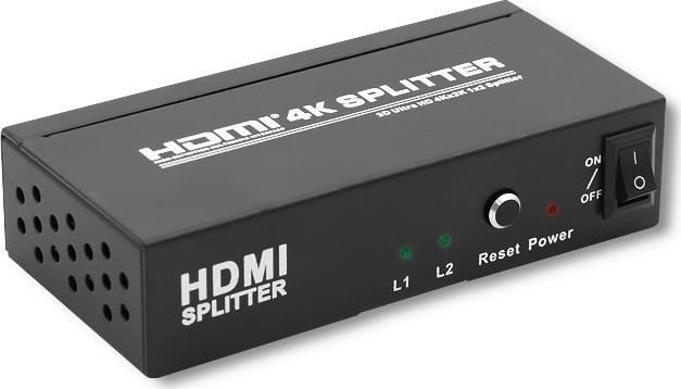 Aktívny rozbočovač HDMI Splitter v. 1.4 |  1x2