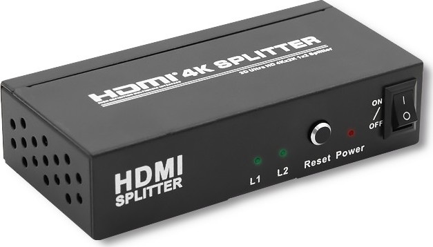 Aktívny rozbočovač Splitter HDMI 1x2 v.1.3b