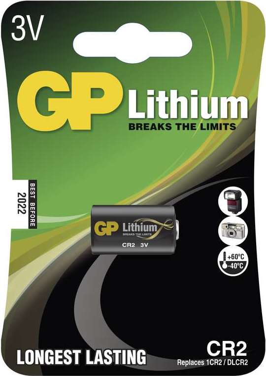 Lítiová batéria GP CR2 3V (850mAh)