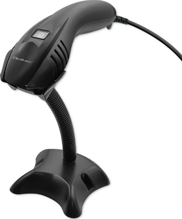 1D laserová čítačka čiarových kódov so stojanom