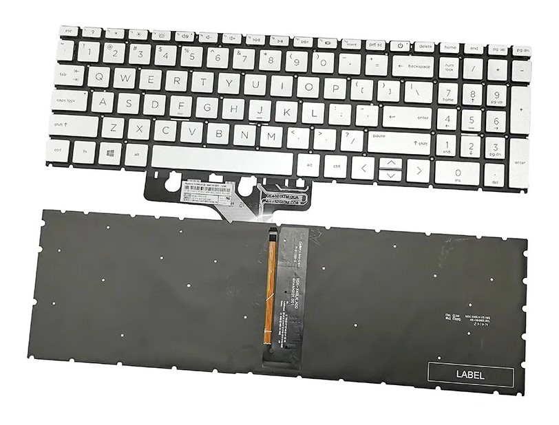 Klávesnica HP Pavilion 15-EH 15-EG 15Z-EH 17-CN 17-CP TPN-Q246 /LED  +Zdarma SK/CZ polepy Farba: Strieborná, Podsvietenie: Áno