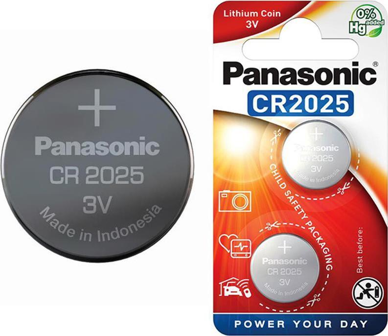 2 x CR2025 2BL Panasonic Lítiová batéria - Spoľahlivý zdroj energie
