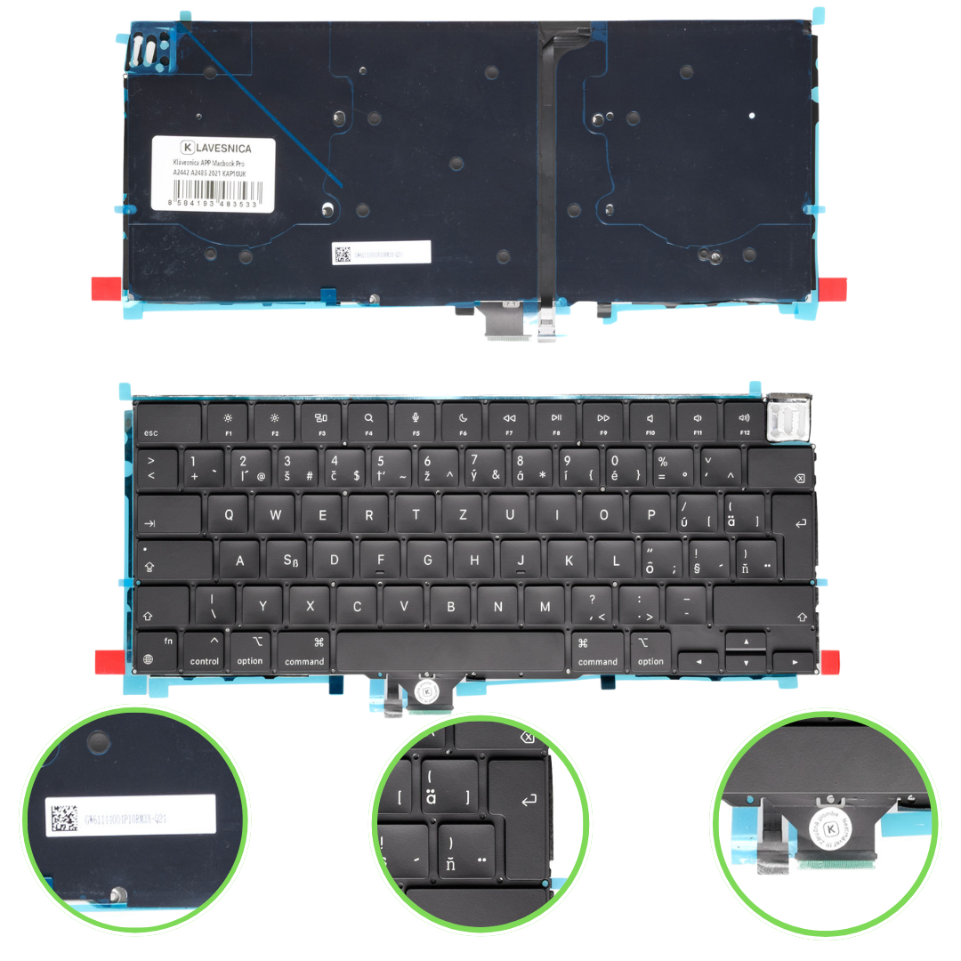 SK Klávesnica Apple Macbook Pro A2442 A2485 2021
