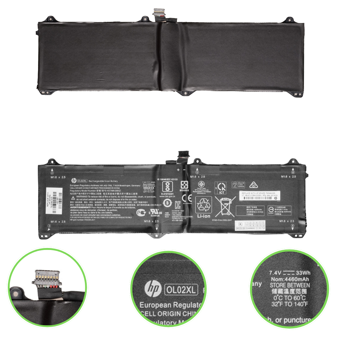 Originál batéria HP HSTNN-DB5Z, 0L02XL, OL02XL
