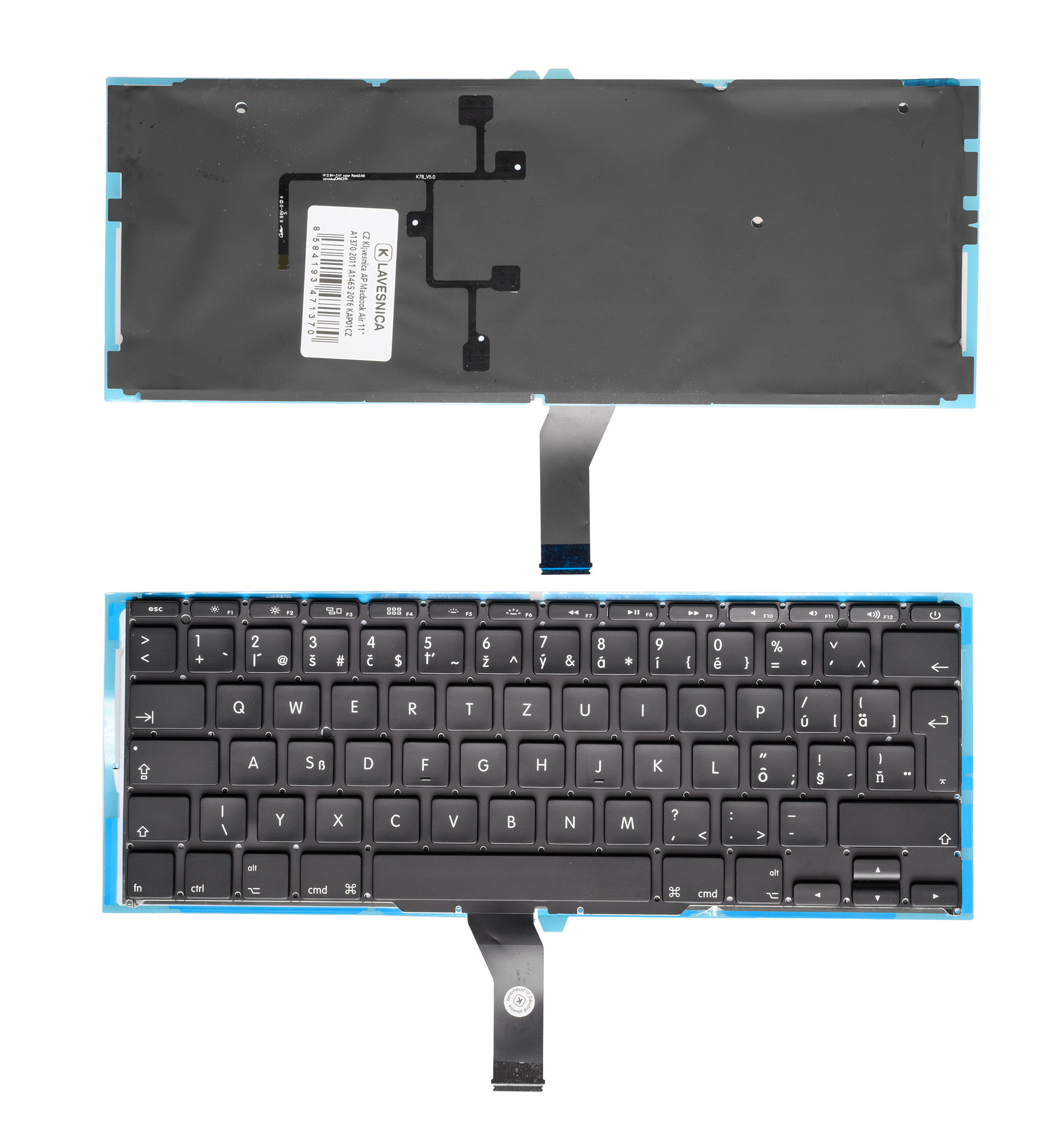 SK Klávesnica Apple Macbook Air  11" A1370 2011 A1465 2016