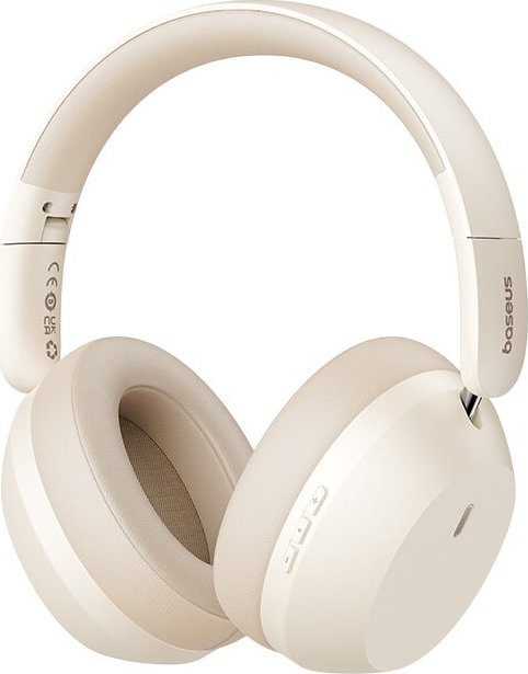 Baseus Bass 35 Max – Bezdrôtové slúchadlá s hlbokými basmi a výdržou 50 hodín  Bluetooth 5.3, 40mm meniče, Skladací Dizajn, USB-C