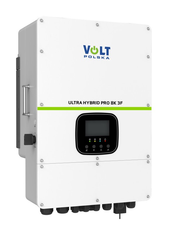 Hybridný menič VOLT POLSKA ULTRA HYBRID PRO 8K 3F 8kW | On-Grid/Off-Grid | 2xMPPT | Wi-Fi  Pre Tepelné Čerpadlá a Elektrocentrály