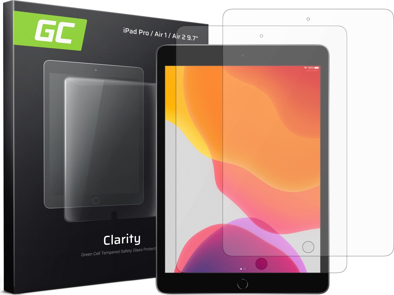 2x Ochranné sklo GC Clarity pre iPad Pro 9.7 / Air 1 / Air 2