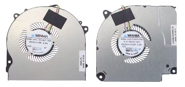 Ventilátor Gigabyte G5, Gigabyte G7, Gigabyte Aorus 7 CPU + GPU