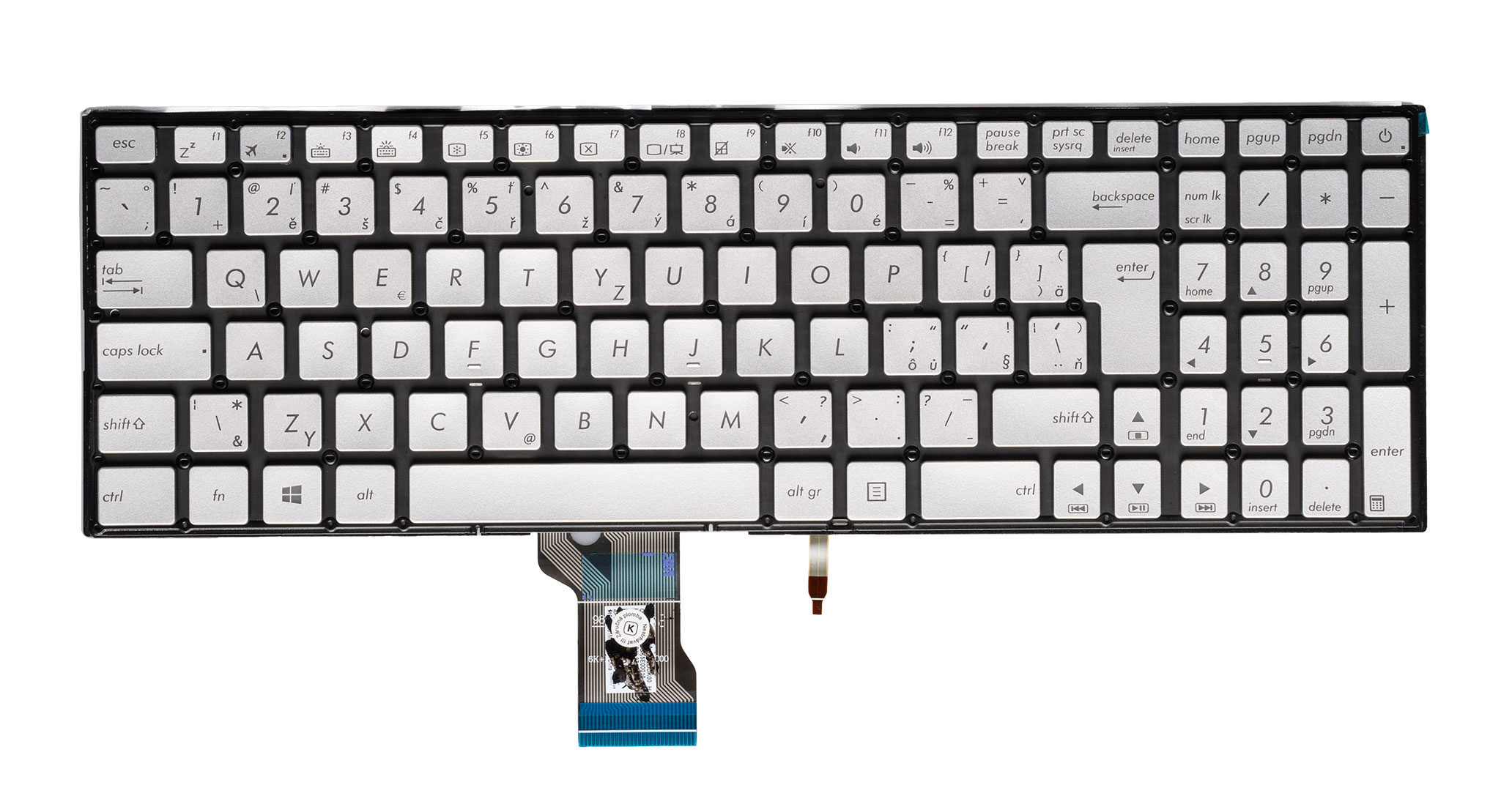 SK/CZ Klávesnica Asus ZenBook Pro UX501, UX52V, N501J