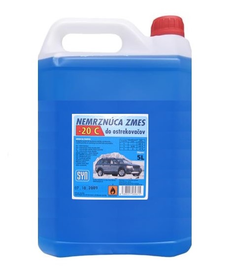 YNOX Zimná zmes do ostrekovačov -20°C 5L | Nemrznúca kvapalina  Čisté sklo bez šmúh