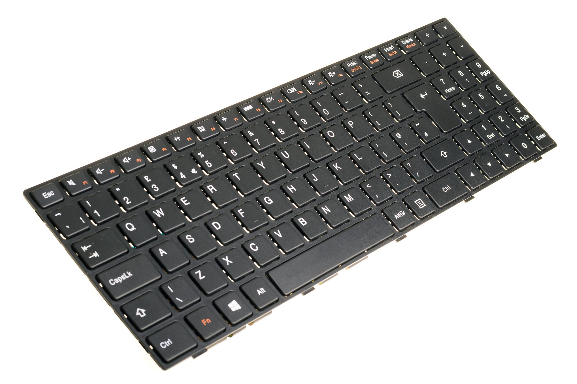 Emeru SK/CZ klávesnica na notebook Lenovo IdeaPad 100 100-15IBY Rozloženie znakov: Anglické UK, Farba: Čierna + darček k produktu  SK polepy zdarma