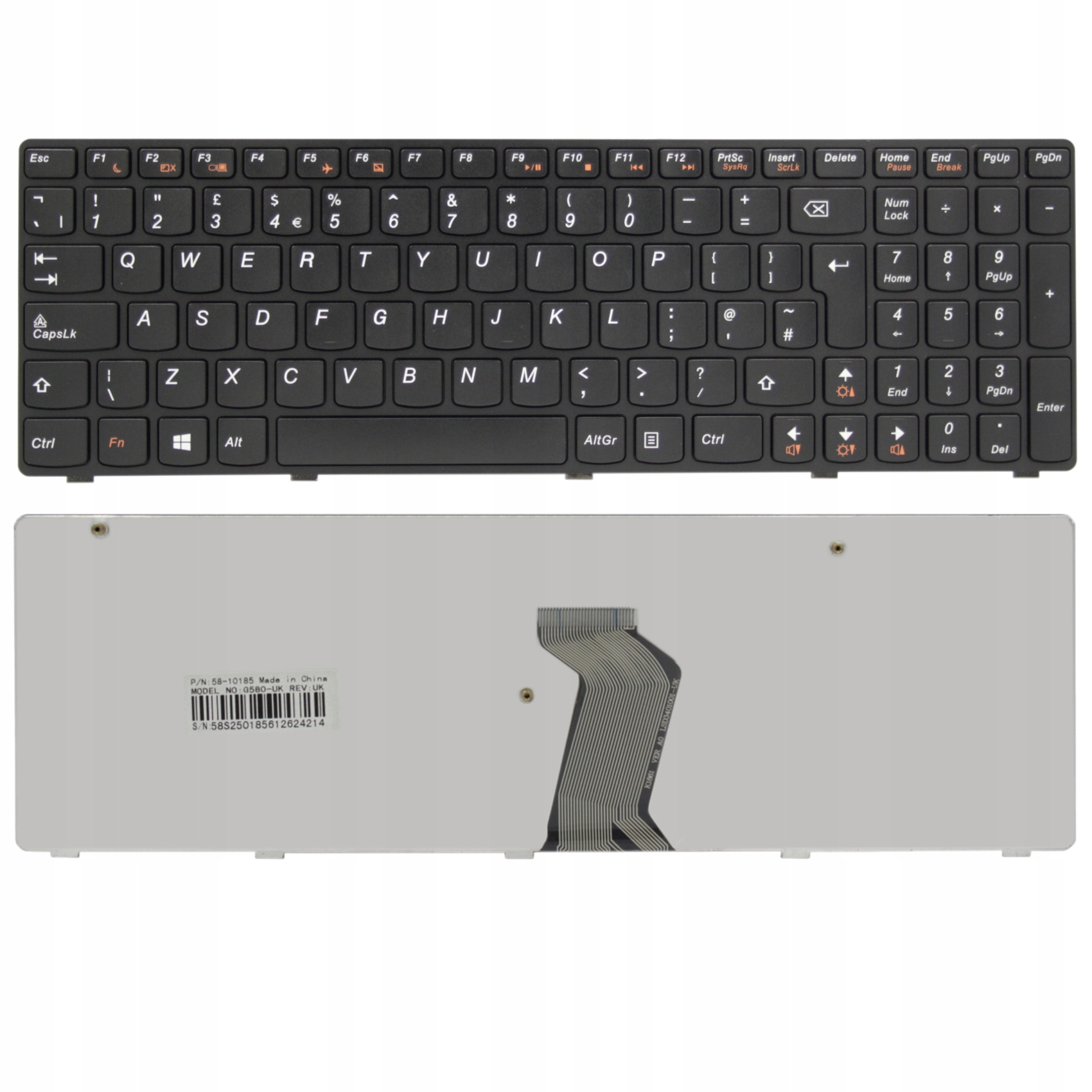 Klávesnica  Lenovo G580 G585 Z580 Z585 P580 P585  + darček k produktu  SK polepy zdarma
