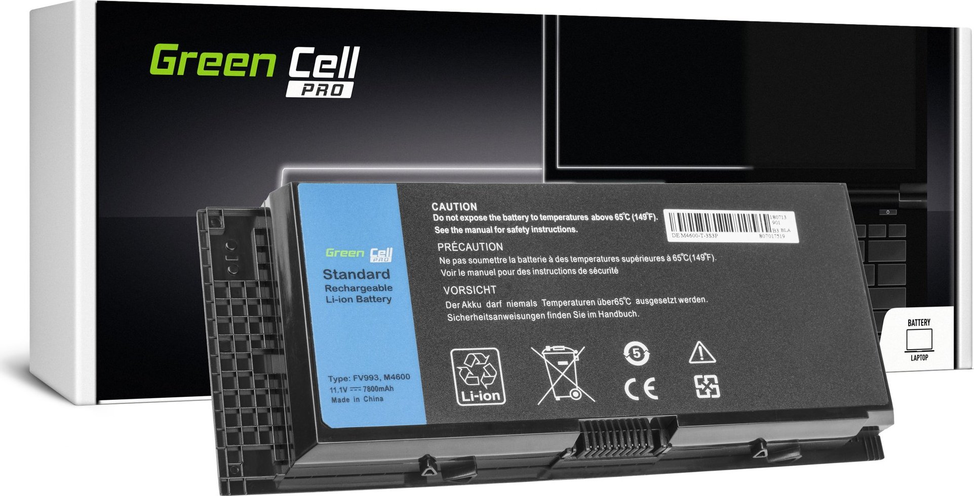 GREEN CELL Batéria do notebooku Dell Precision M4600 M4700 M4800 M6600 M6700