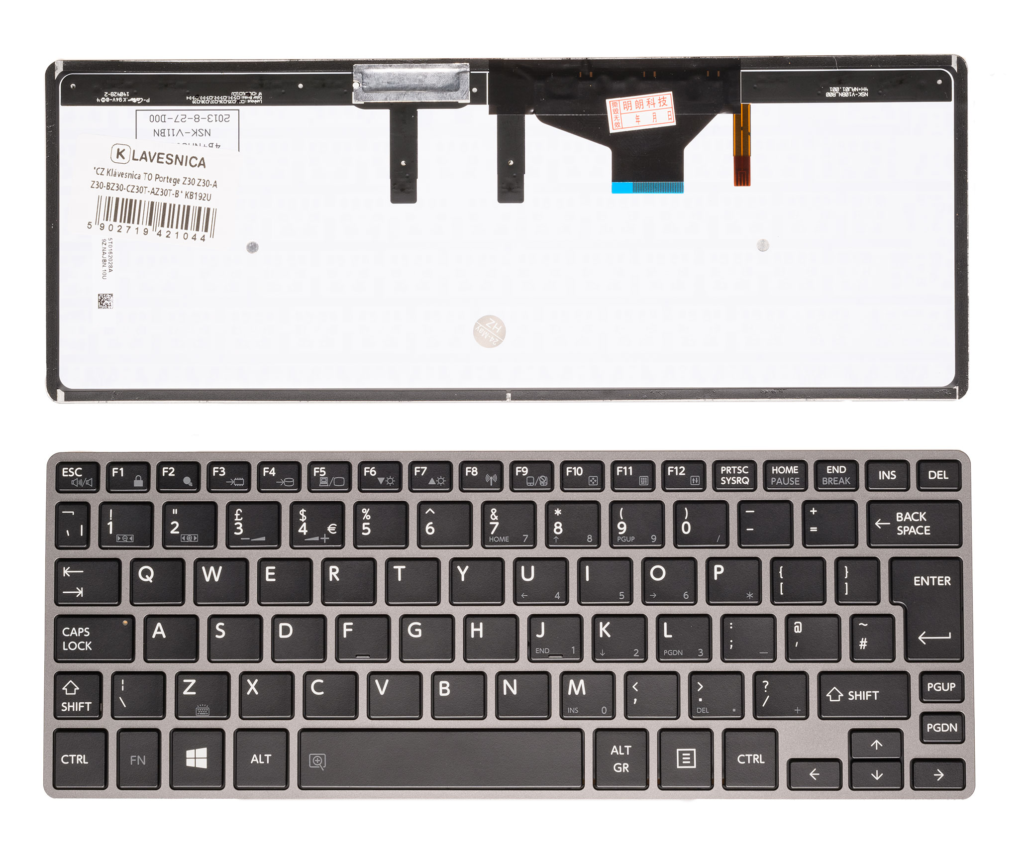 Klávesnica na notebook Toshiba Portege Z30 Z30-A Z30-B Z30-C Z30T-A Z30T-B