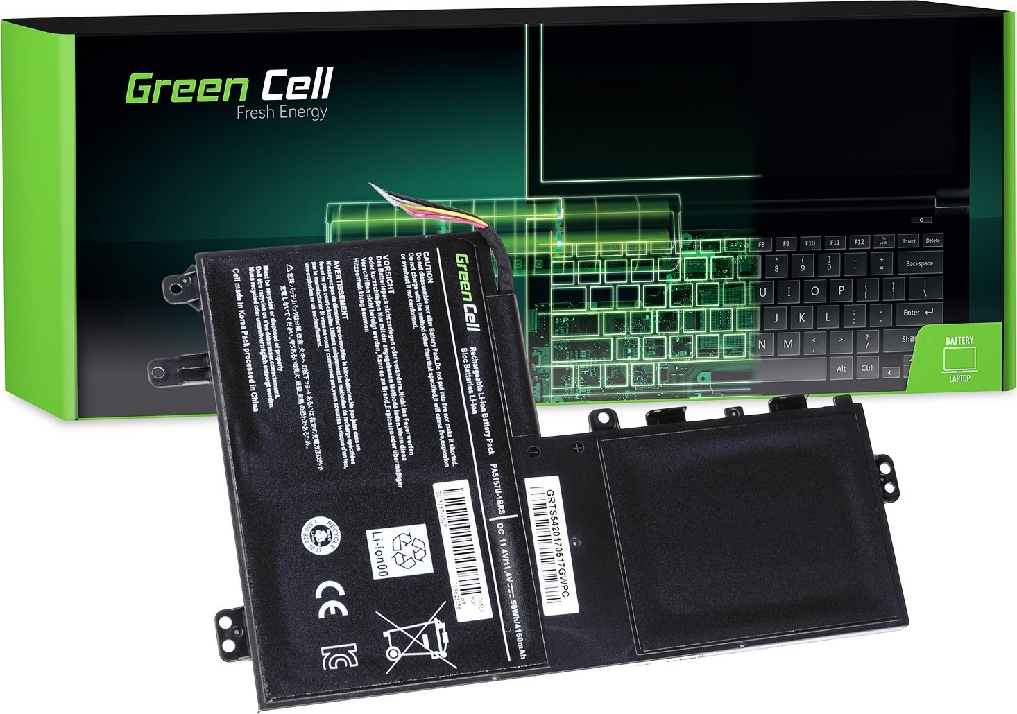 GREEN CELL Batéria do notebooku Toshiba Satellite U940 U40t U50t M50-A M50D-A M50Dt M50t