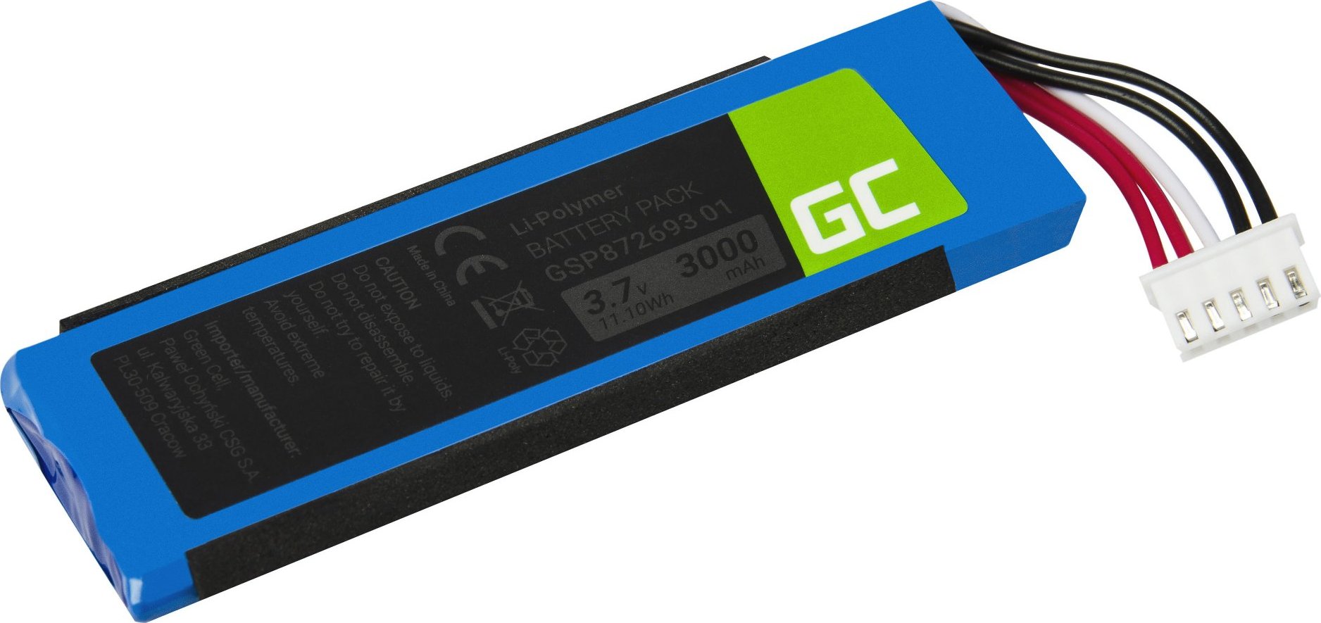 Batéria Green Cell do reproduktora JBL Flip 4