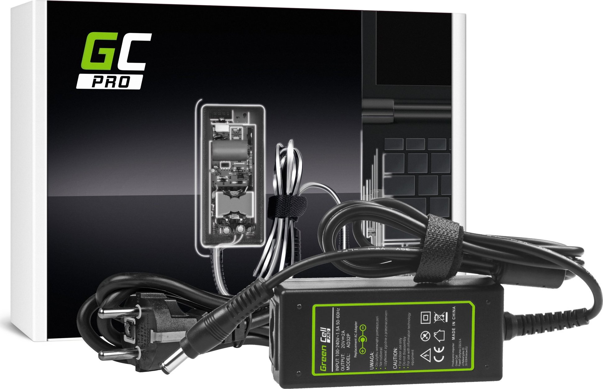 Nabíjačka na notebook Lenovo IdeaPad U310, Advent 1315, Advent 4211C, Advent 4214 20V 2A 40W