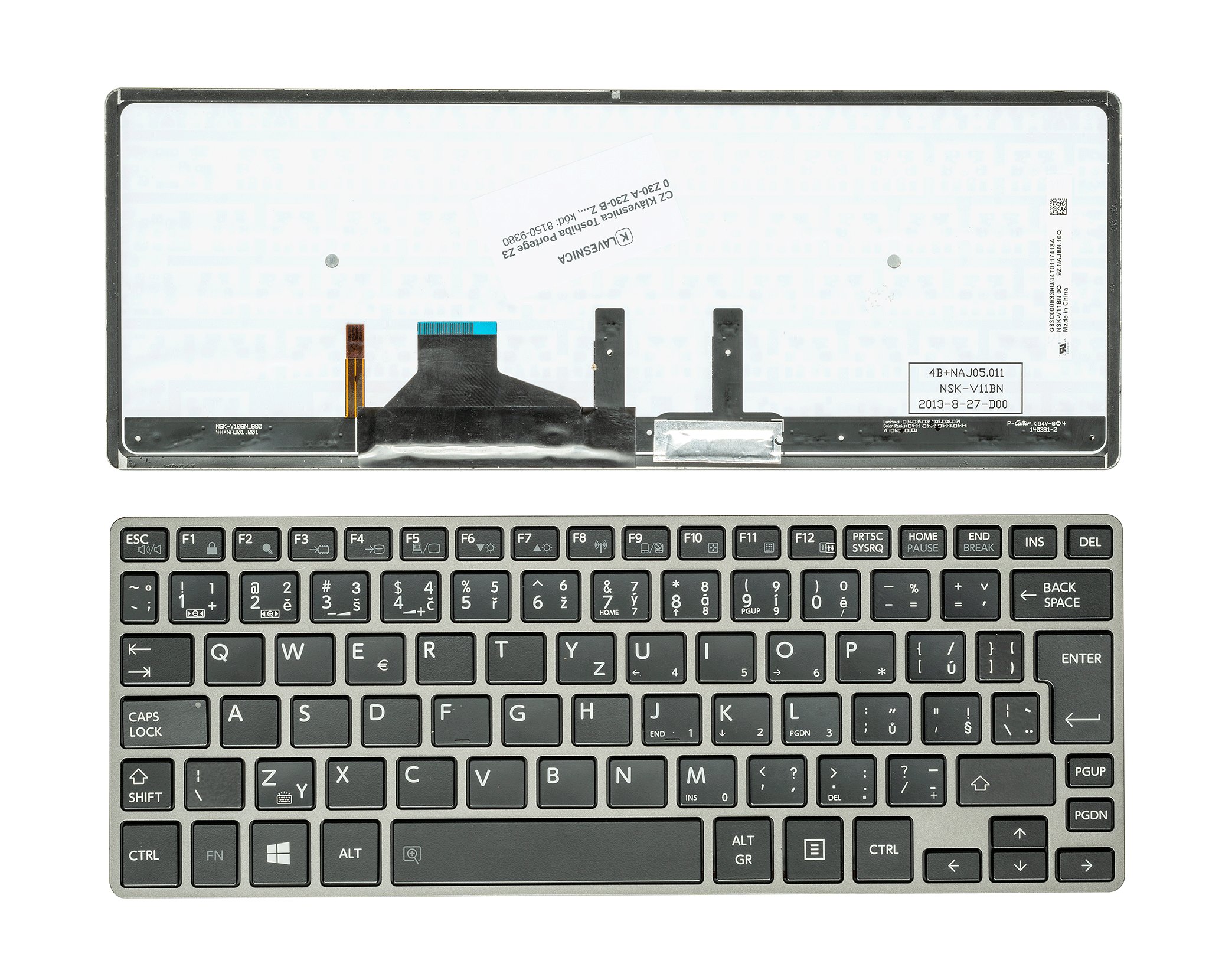 CZ Klávesnica Toshiba Portege Z30 Z30-A Z30-B Z30-C Z30T-A Z30T-B
