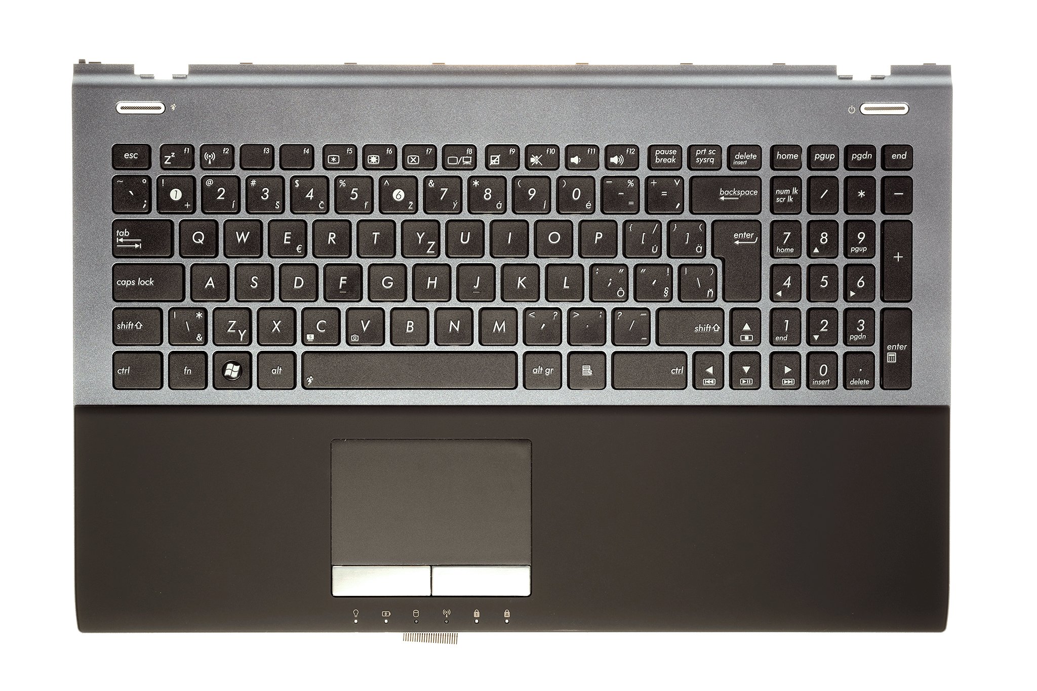 Emeru Palmrest (top case )+SK klávesnica Asus U53 U52 U52F U52F U53F U53JC U53SD U56 U56E