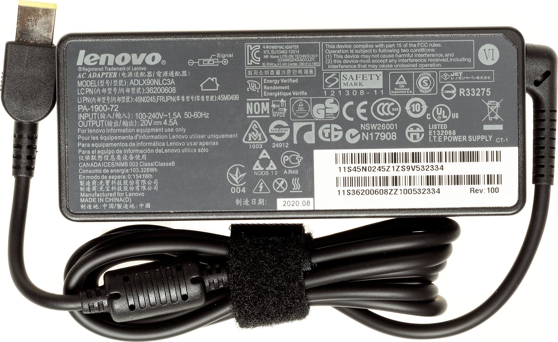 Originál AC nabíjačka Lenovo 0B47008, 0B47009, 36200235, 36200236