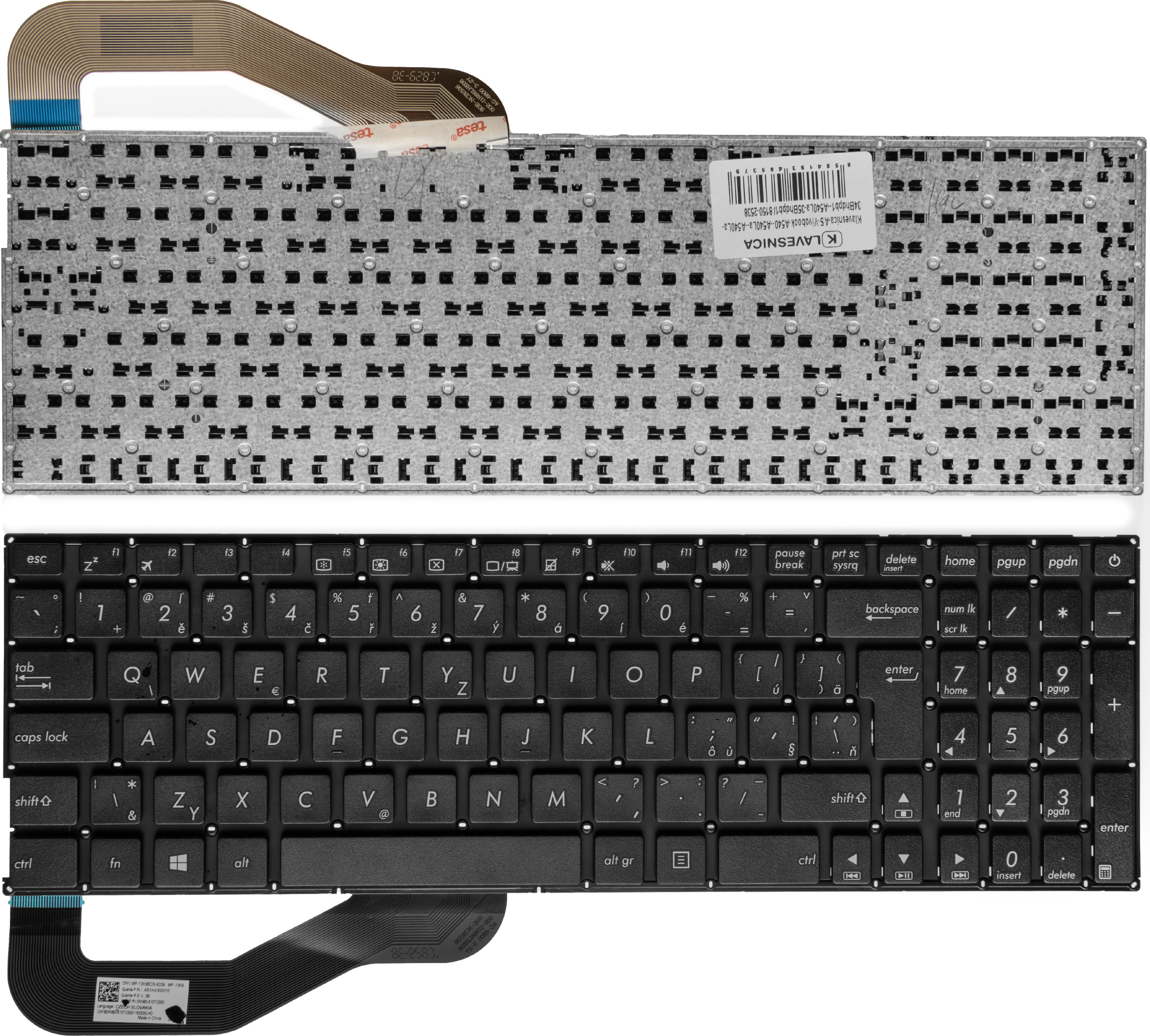 SK/CZ Klávesnica Asus R540UV, R540YA, VivoBook X540, X540LA